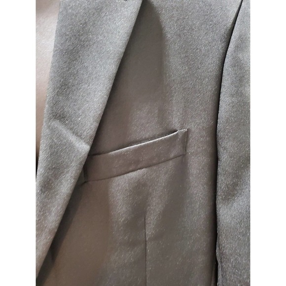 Donatelli Men's Solid Black Single Breasted Blazer Size 46 - Picture 4 of 11